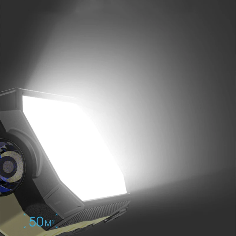 Work Light Usb Rechargeable Night Light Camping Lantern Built-in Battery Portable Led Flashlight Waterproof Multi-function