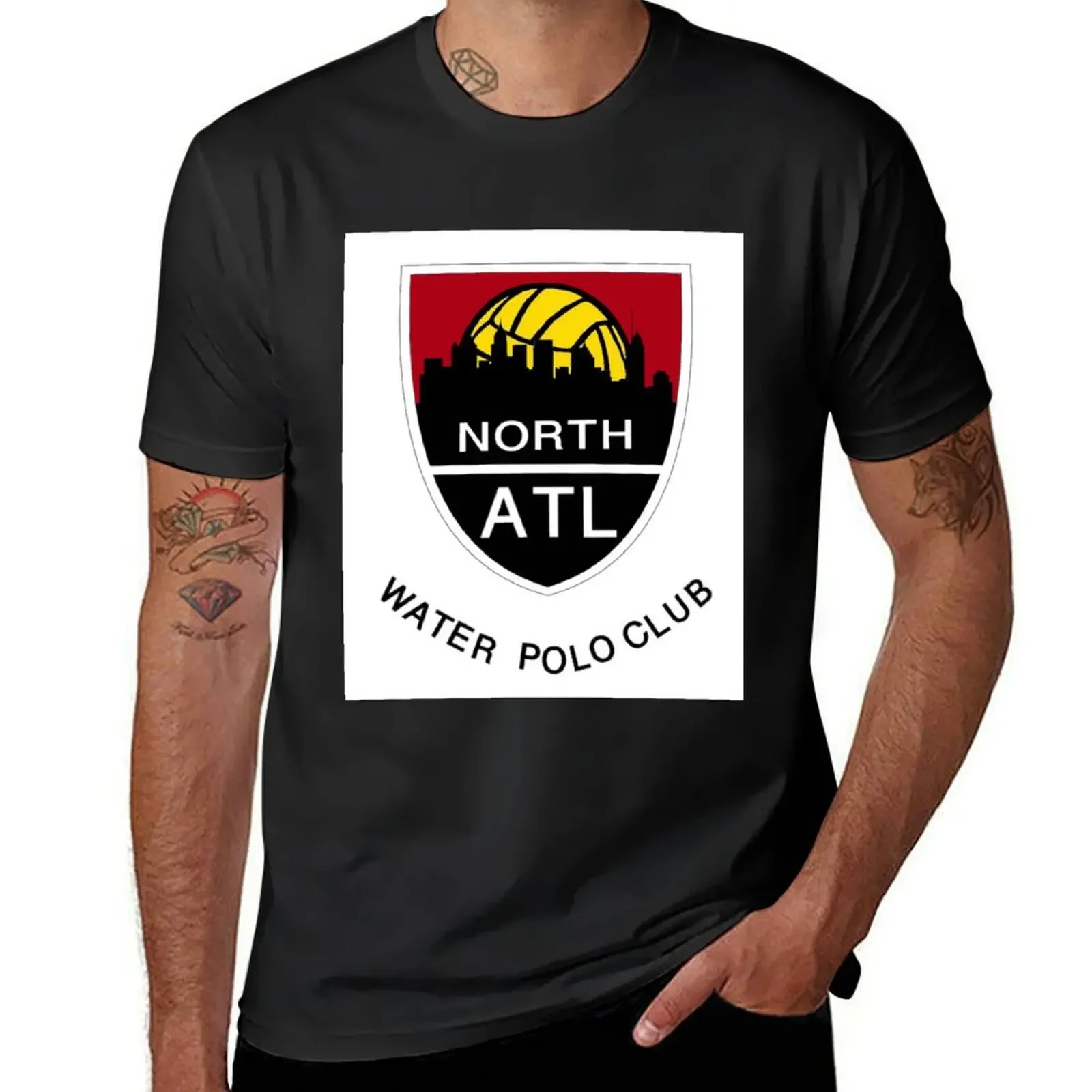 North Atlanta Water Polo Team Logo T-Shirt anime stuff for a boy summer tops men t shirts