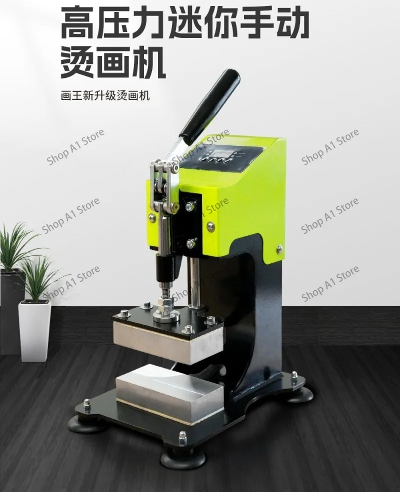 Hot Rosin Press Machine Small Top And Bottom Heating Rosin Pressing Machineing Portable Rosin Machined Portable Dual Heated