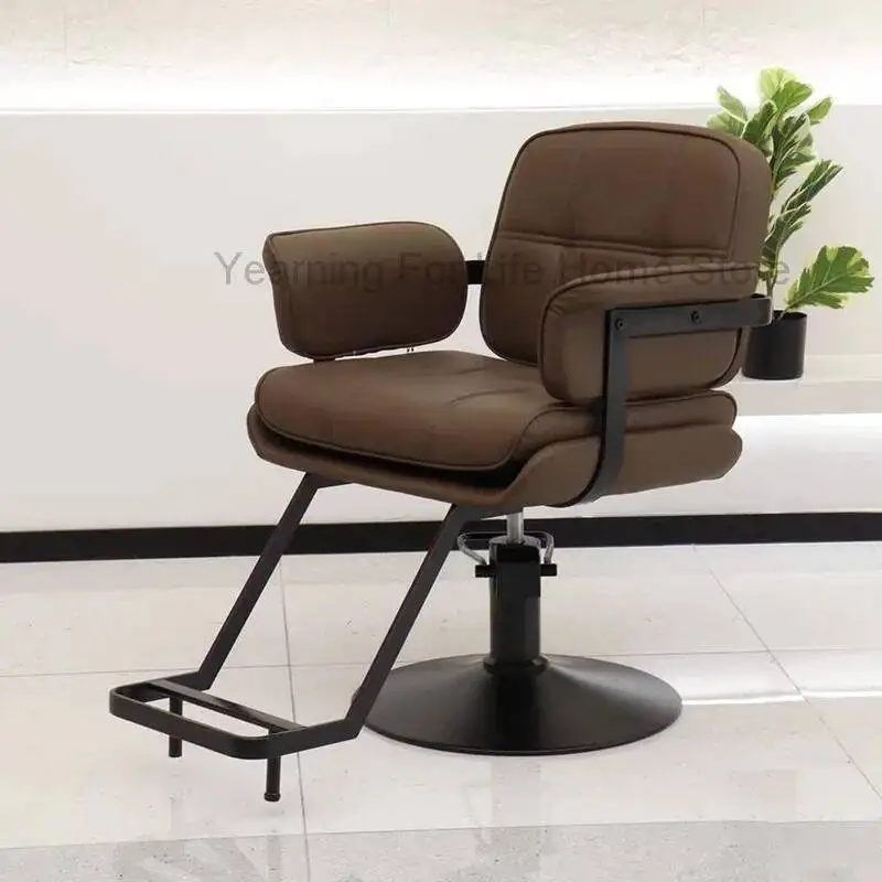 Hydraulic Chair Beauty Salon Furniture Table Men's Shaving Barber Shop Hair Esthetician Stool silla barberia Chairs Swivel