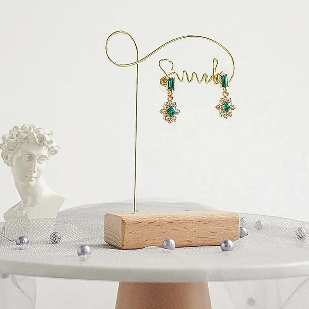 Jewelry Storage Rack Earring Holder Necklace Display Rack Wood Earring Hanger Jewelry Display Stand Jewelry Rack Earring Rack