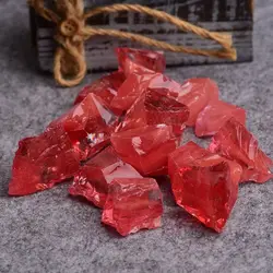 Diffuse Fragrant Stone Watermelon Red Smelting Crystal Quartz Raw Rough Gravel Handicraft Ornaments Garden Decor
