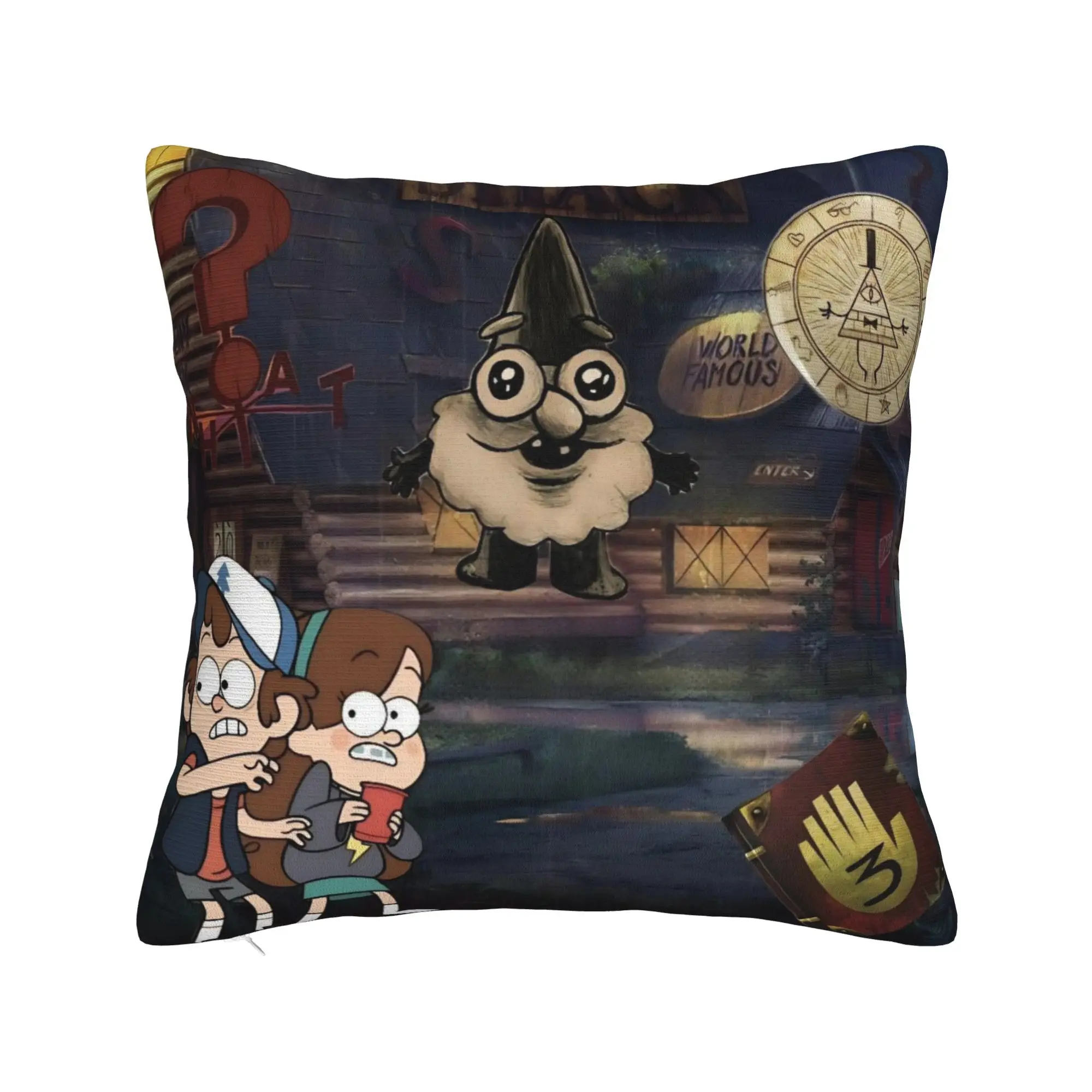 G-Gravity Falls Pillow Cover Merch Printing Cushion Cover Gift  Pillow Case Cover Living Room Multi-Size