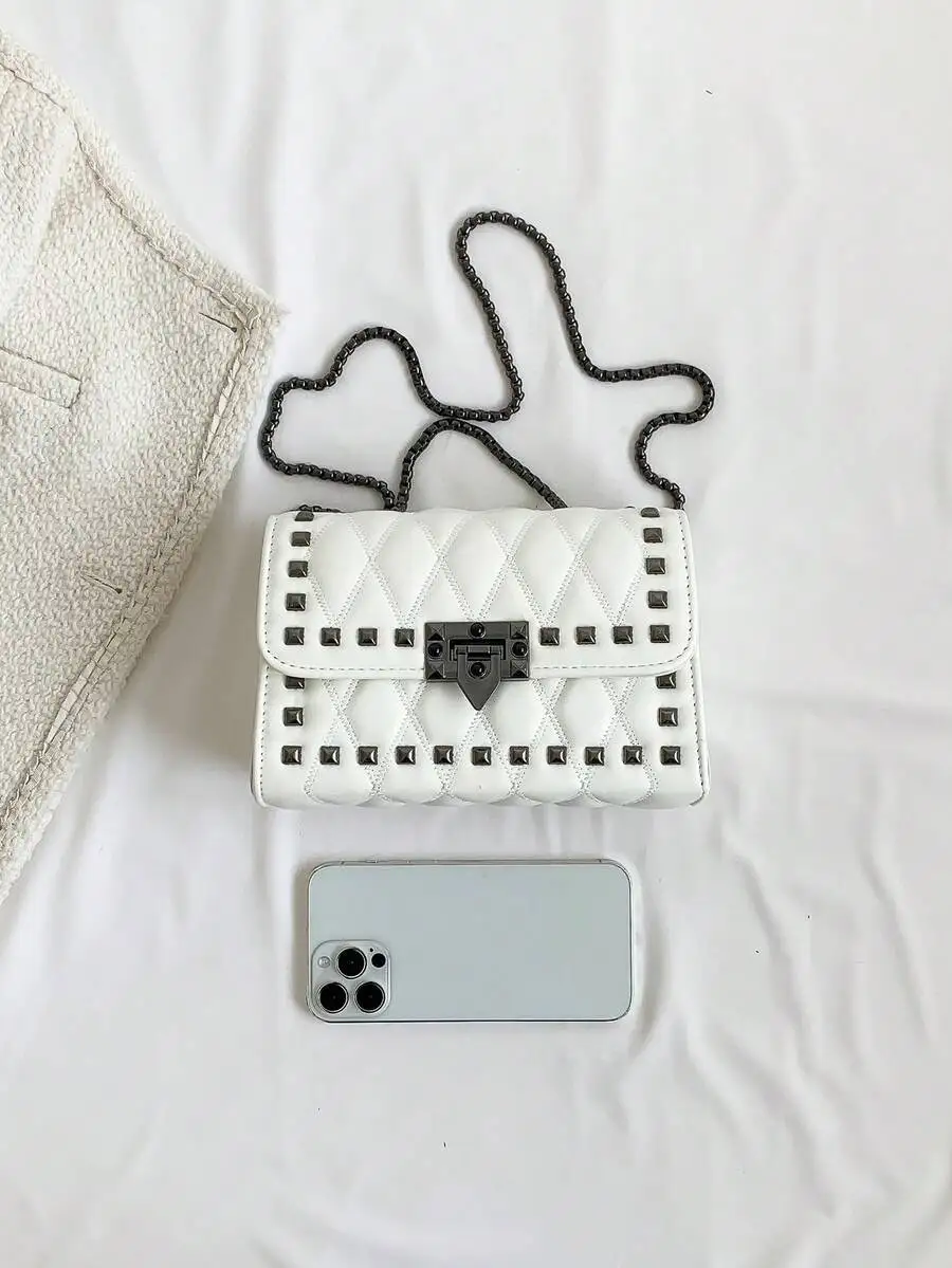 

Fashion Chain Strap Mini Square Bag Daily Casual Women Crossbody Shoulder Bag