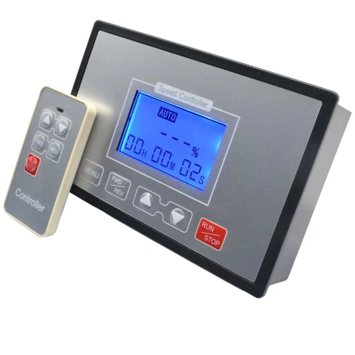 DT75BG DC10-55V 60A LCD Smart Digital Display Adjustable PWM DC Motor Speed Controller Timing Reversible Remote Control