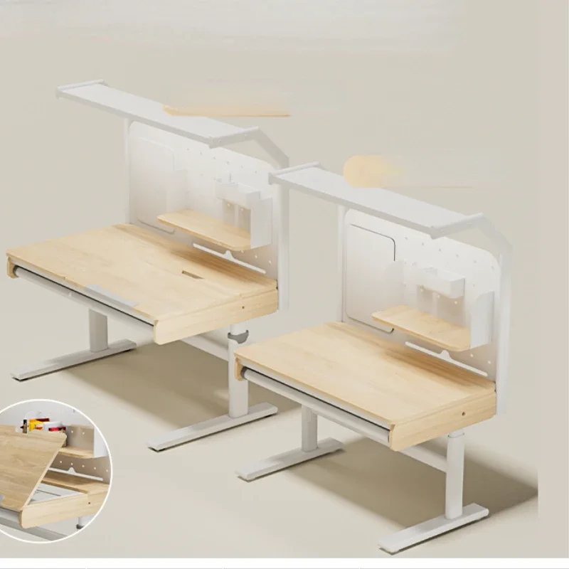 

Street lamp eye protection study table skylight integrated environmental protection solid wood lifting full-spectrum automatic