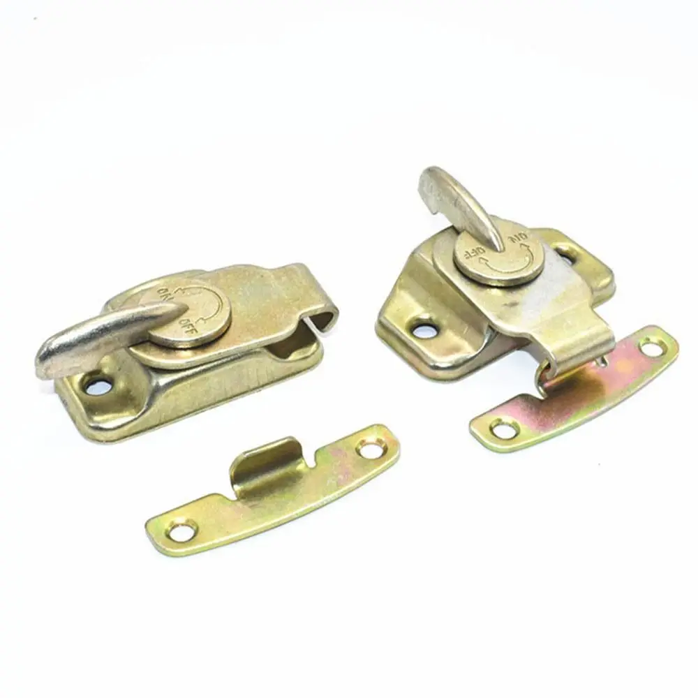 Durable Corrosion Resistance Table Locks Smooth Surface Metal Dining Table Buckles Gold Cabinets