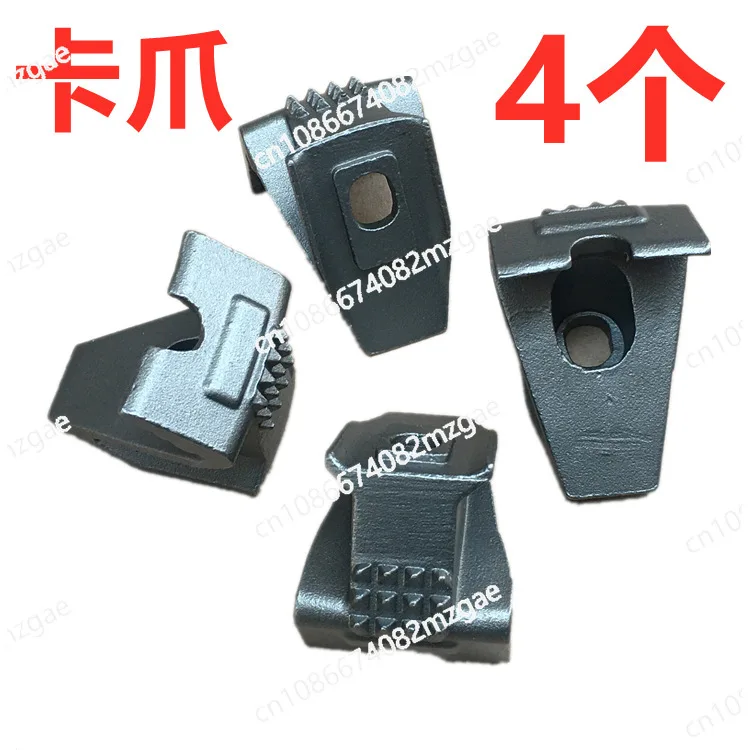 

Tire disassembly machine, jaw wheel hub fixing fixture, turntable, jaw iron claw 4 sets