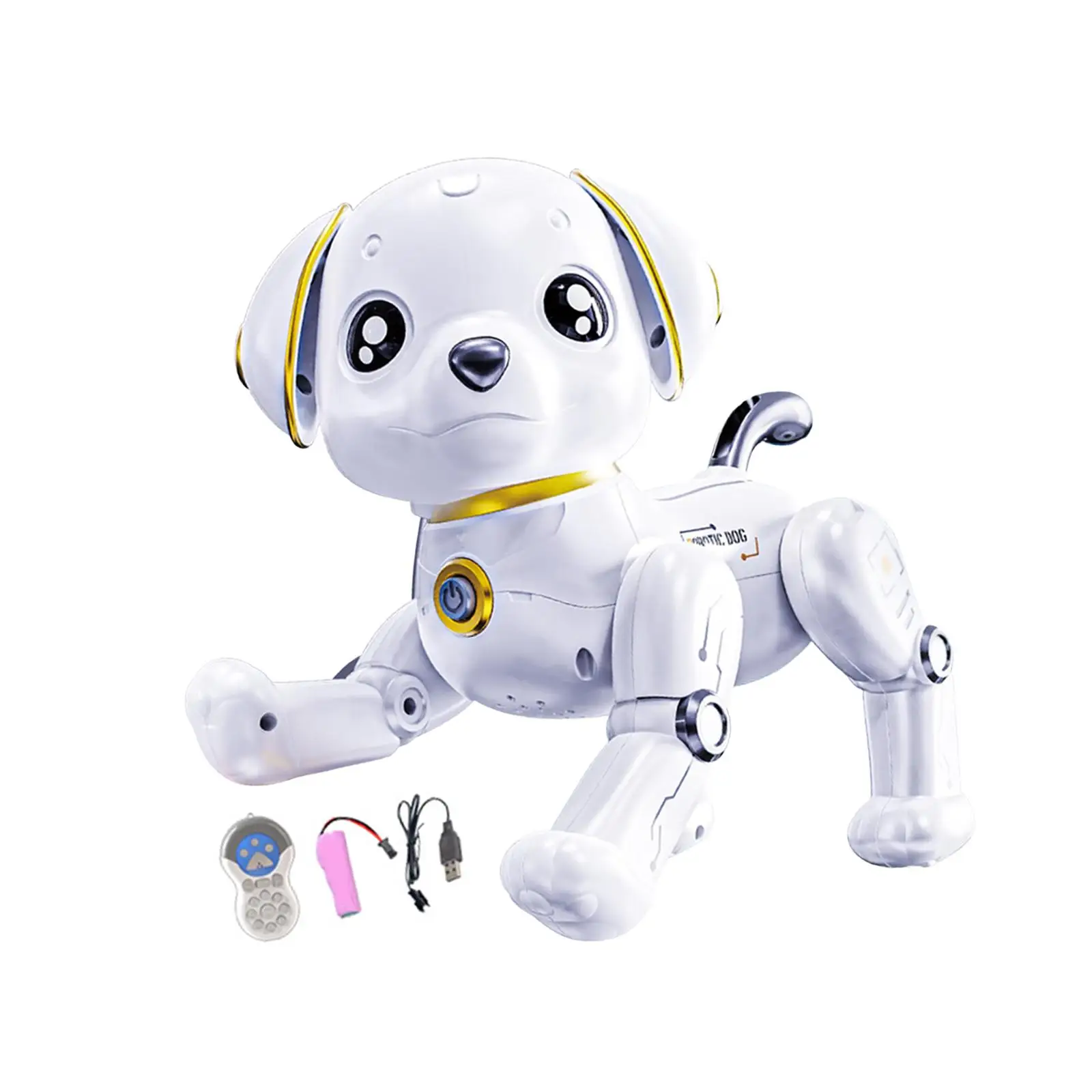 Robot de Control remoto para perro, juguete para acrobacias, cachorro, mascota, imita animales, RC