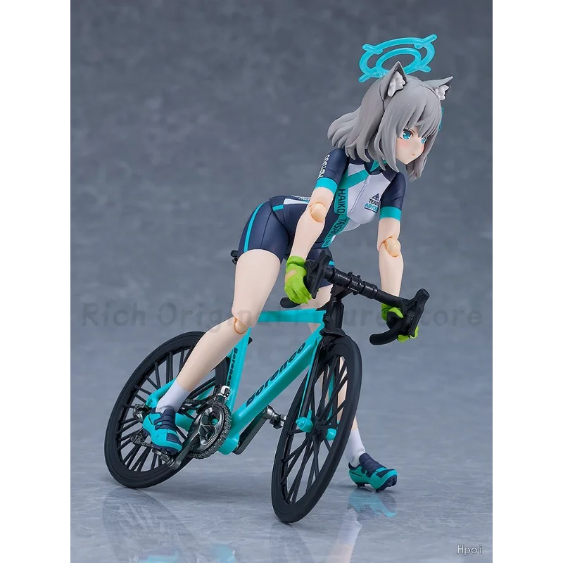 

【In Stock】Original Max Factory Figma#644/644-DX -Blue Archive- Sunaōkami Shiroko Cycling Anime Action Figure Model Toy Ornaments