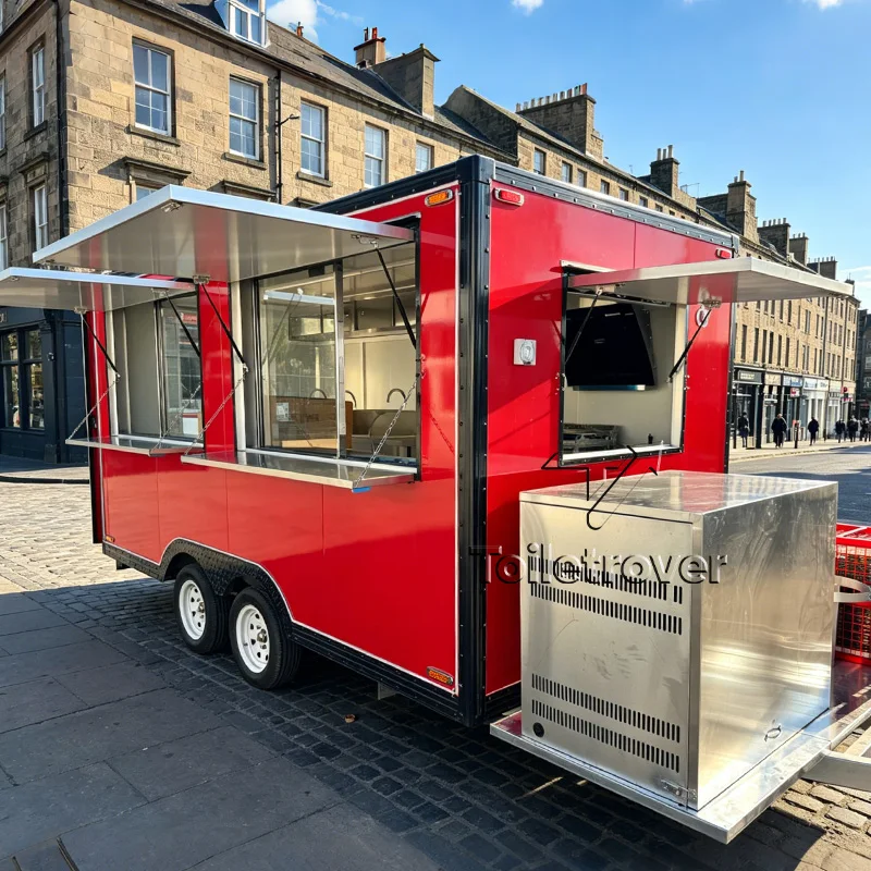 Hot Sales Coffee Food Trailer Ice Cream Used Food Trailers Fully Loaded Food Trucks Mobile Kitchen Food Truck for Sale