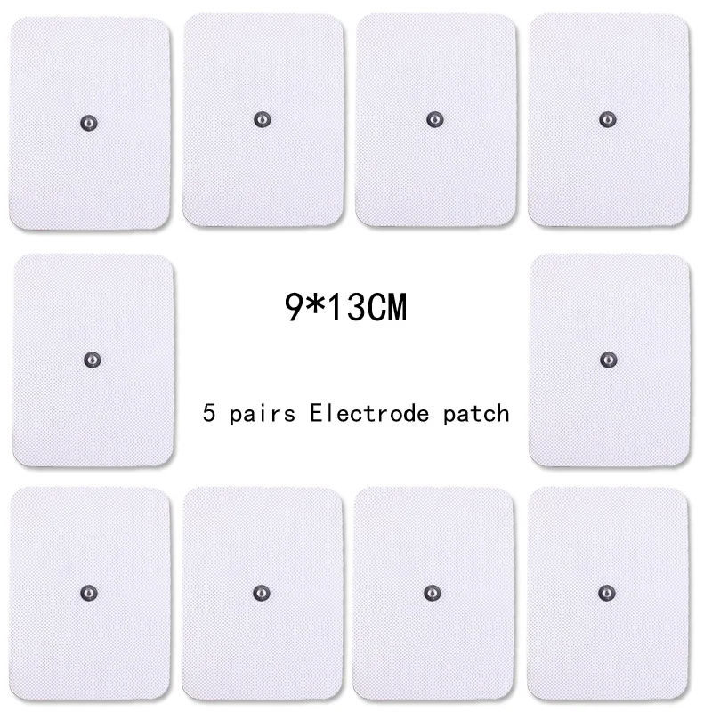 5 Pairs/10 Pcs Big Electrode Pads Gel Sticker For Tens Acupuncture Physiotherapy Machine Slimming Pulse Ems Muscle Stimulator