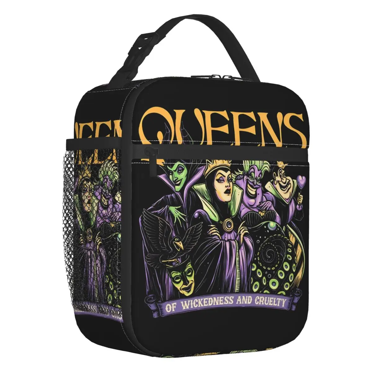 

Женская изолированная сумка-тоут для обеда Villains, Wicked People Malicious Queen, многоразовый термохолодильник, коробка для бенто, уличный кемпинг, путешествия