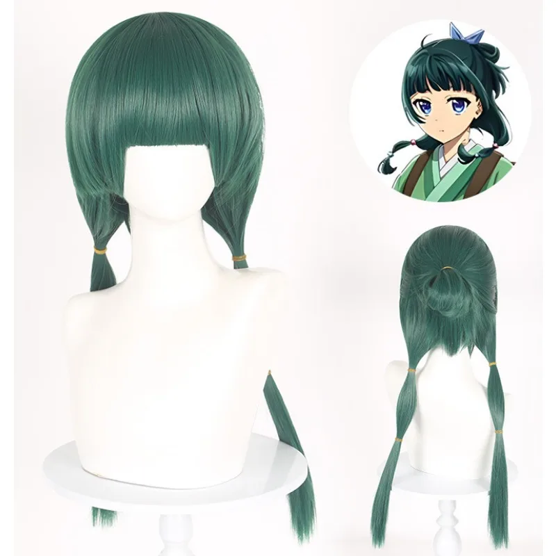 أزياء ماوماو جينشي التأثيرية أنيمي مذكرات صيدلية كيمونو ماو ماو شعر مستعار هانفو فستان ملابس حفلة الهالوين كرنفال