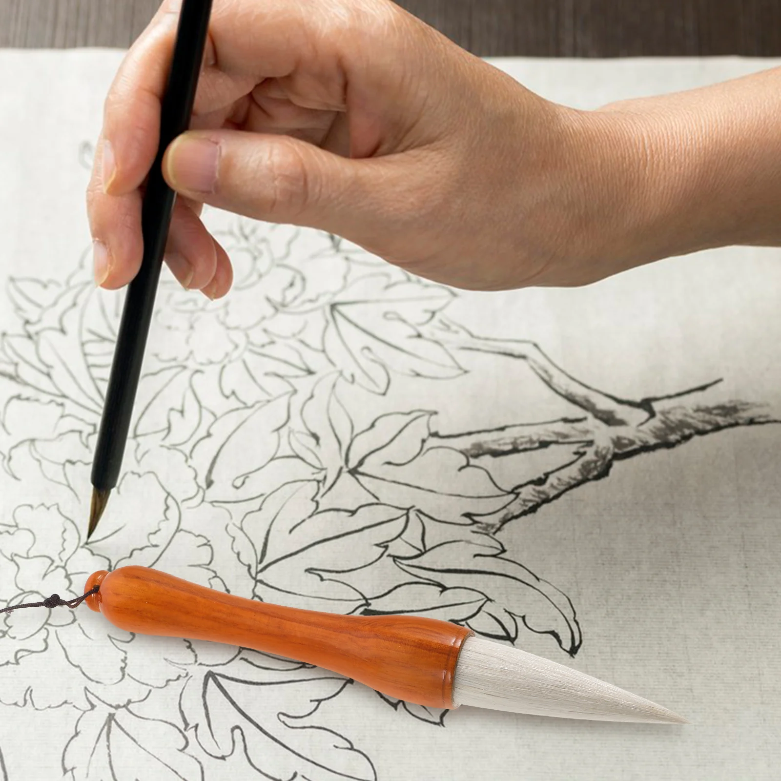 

Кисть для каллиграфии Dou Bi с тонким наконечником, гладкое письмо, впитывание чернил, инструмент для китайской живописи для начинающих