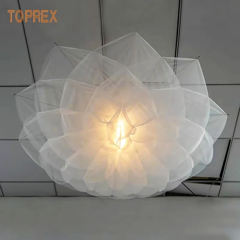 LED Automatic Bloom Mechanical Flower Decorative  Dynamic Shopping Mall Hotel Decor Wedding Flower Motor