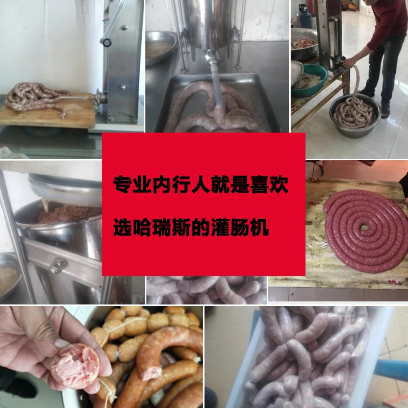 15l Sausage Filler Commercial Electric Stainless Steel Stuffer Sausage Filler Household Incense Filling Sausage Machine