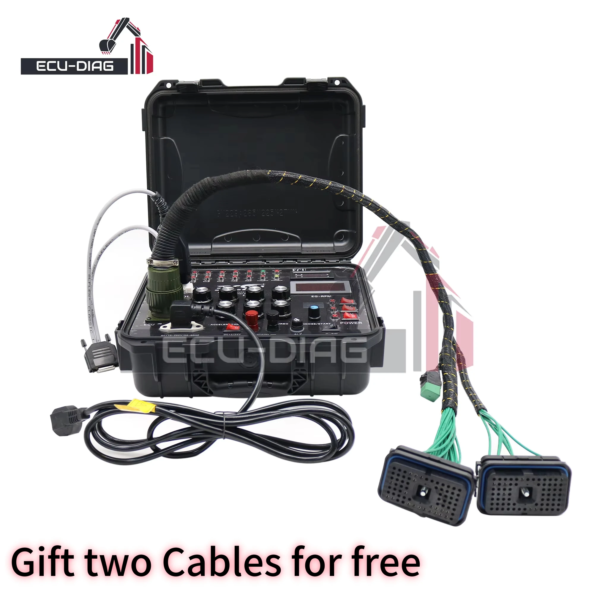 Diesel Test Bench ECU ECM Multifunctional Instrument for C6.4 6.6 C7 C9 320E EC210B for Cummins CM850 HINO ISUZU DOOSAN