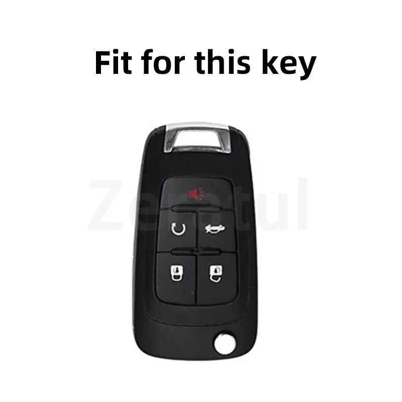 5 Button For Chevrolet Cruze Aveo Trax Sail Malibu Captiva Opel Vauxhall Astra J Corsa Insignia TPU Car Key Case Shell Cover Fob