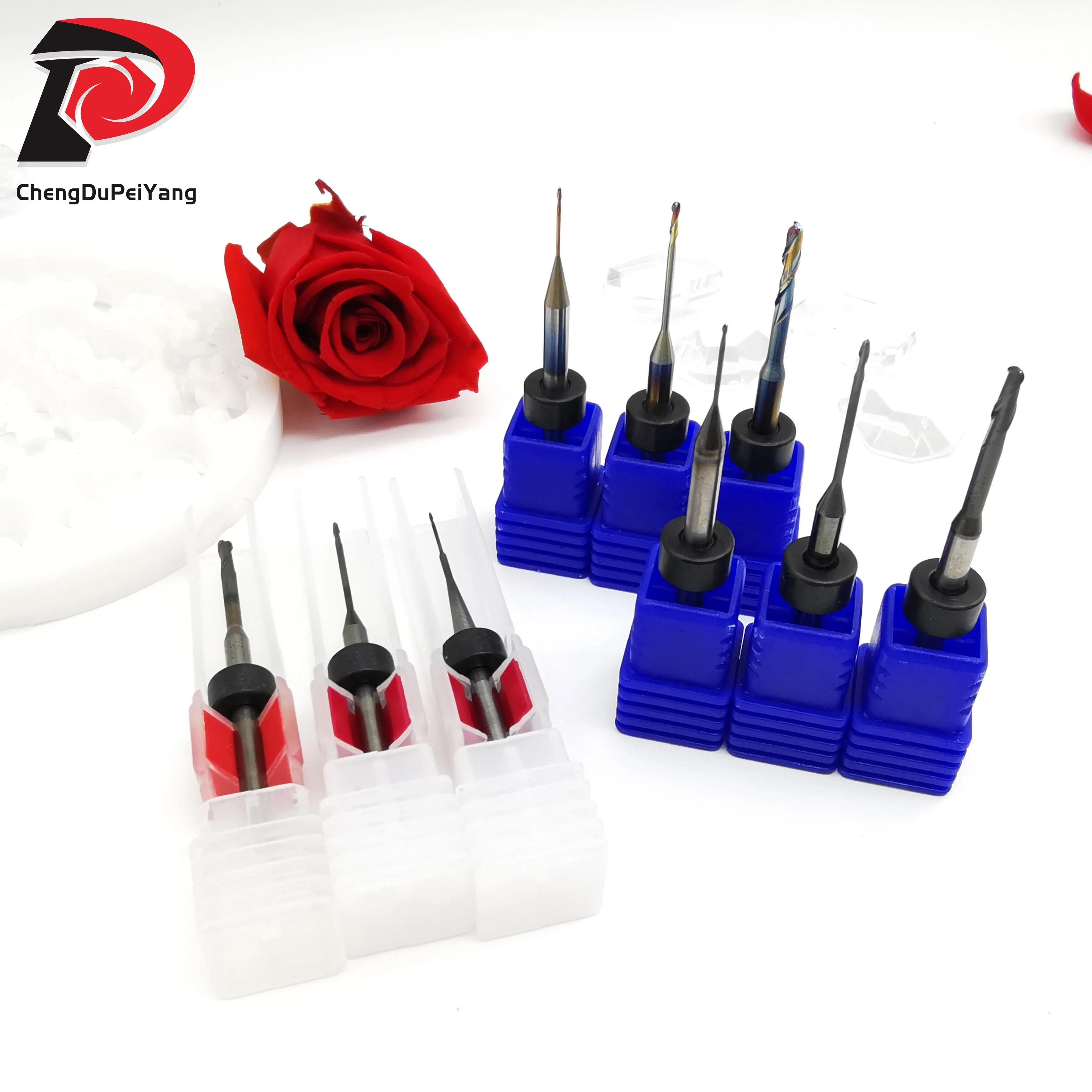 Dental LNY Burs Cad Cam Milling Zirconia Wax PMMA Burs Tungsten Carbide Made  D3 D6 CVD DC DLC