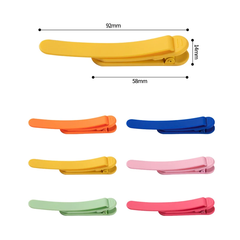 1/3/6Pcs Silicone Bookmark Clip Creative Stationery Notebook Page Divider School Supplies Simple Book Markers Reading Tools