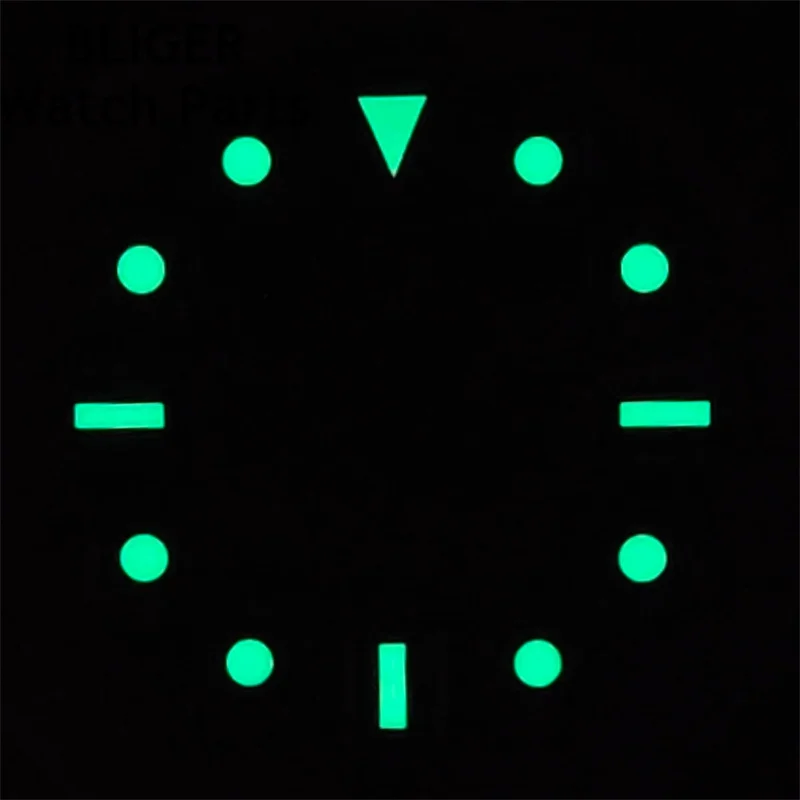 BLIGER 29mm watch dial C3 Green luminous fit NH35 NH36 ETA2824 2836 Miyota8215 DG2813 3804 PT5000 movement