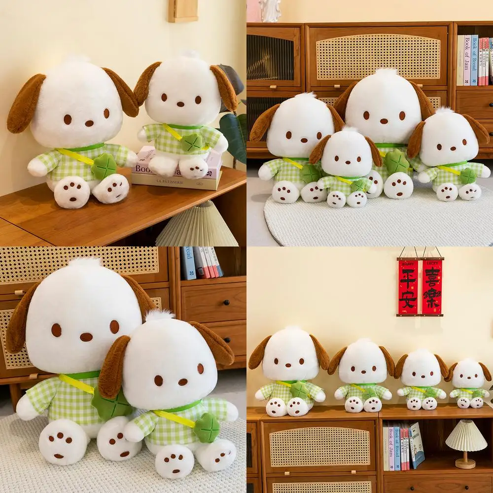 Sanrio Kawaii Pochacco Peluche Simpatico animale di peluche Grande bambola morbida per bambini Regalo di compleanno Perfetto coccoloso Giocattoli Compagno
