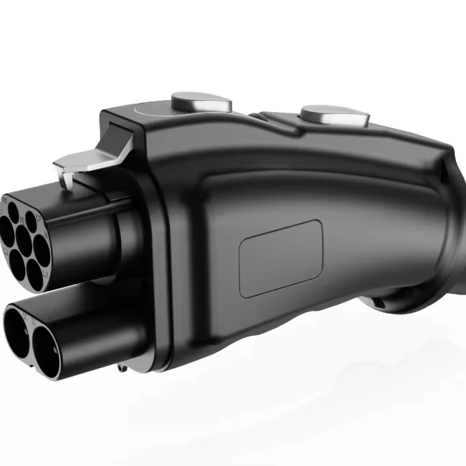 

2025 Новый адаптер для быстрой зарядки электромобилей CCS2 to GBT DC 1000 В 250 А, заводская цена для китайских автомобилей для BYD и VW ID3 ID4 ID6