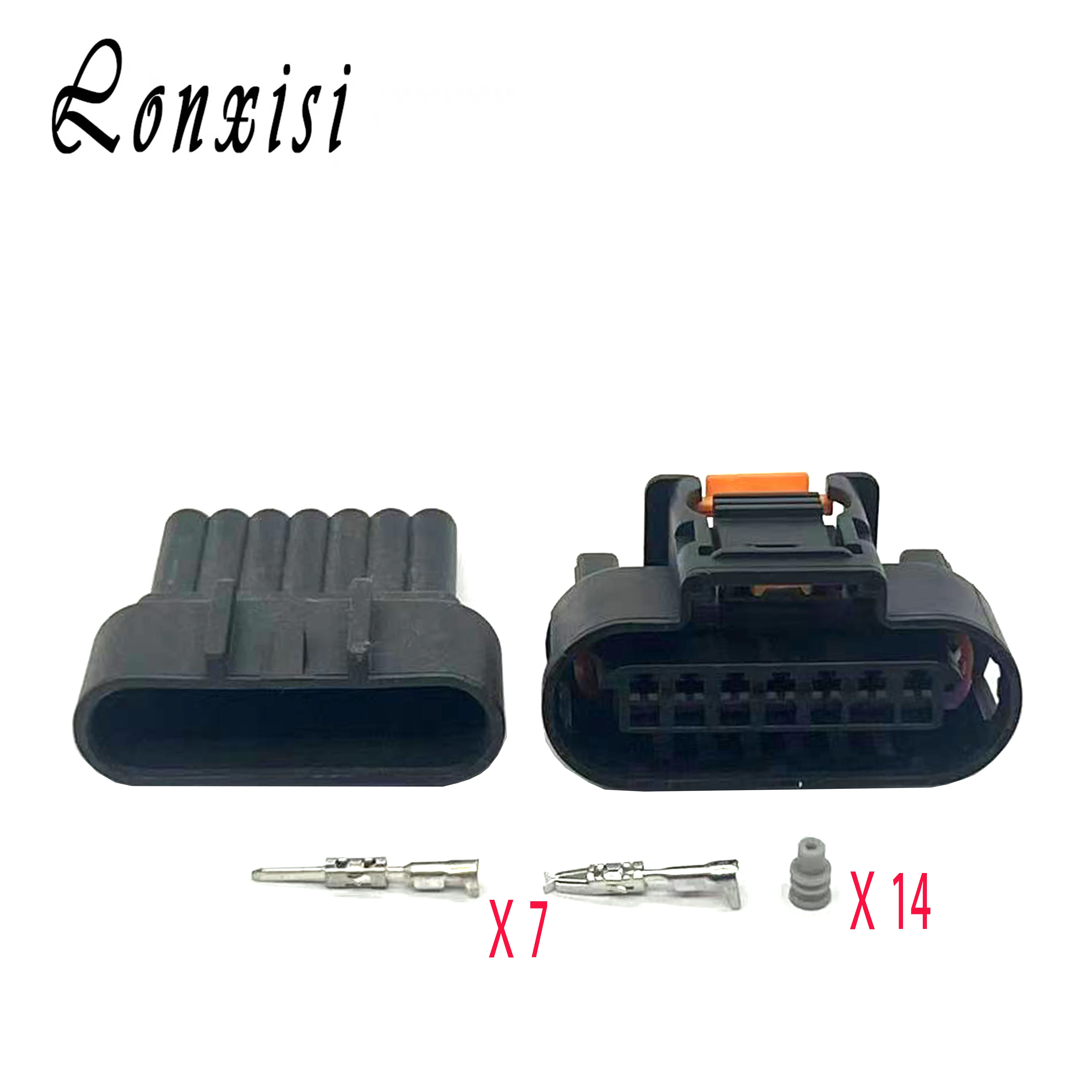 

1/5/10 Sets 7 Pin 1.5mm 1930-0958 Automotive Ignition Coil Plug Waterproof Connector PP10000888 For Chevrolet Buick Opel