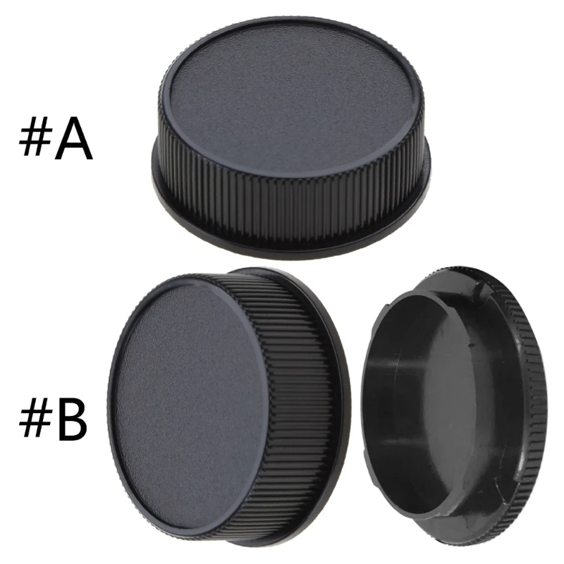 Rear Lens Cap + Camera Body Cap Plastic Black for Leica LM for M M10 M9 M8 M7 M6 MP Mount Camera And lens