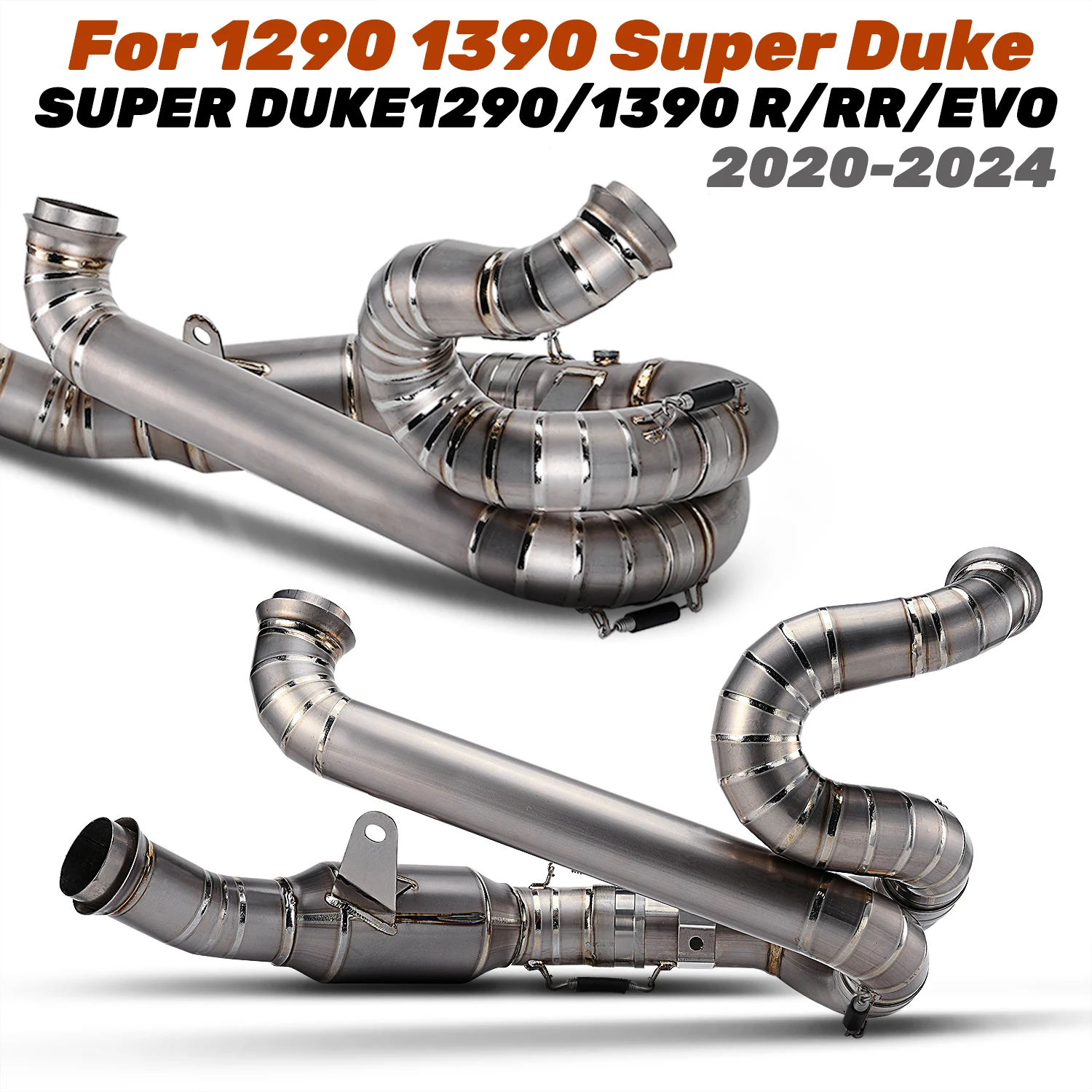 Sistema de Escape para Motocicleta 1290 Super Duke R, Tubo de Enlace Intermedio, 1290 Super Duke R 3.0 / RR 2020-2024, Super Duke R EVO 22-24