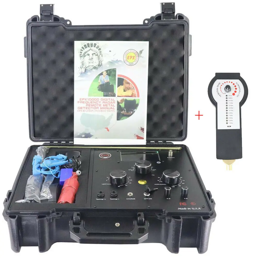 Underground Metal Detector EPX10000  with Degausser Gold Diamond Silver Copper Treasure Finder Detector EPX-10000