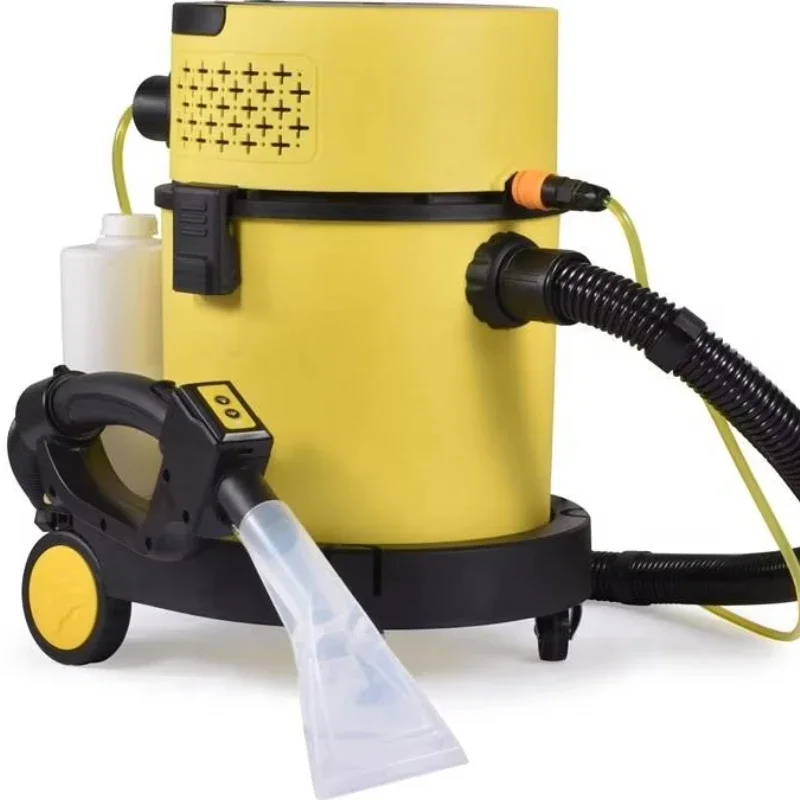 

Hand held carpet cleaner wired wet/dry integrated suction spray