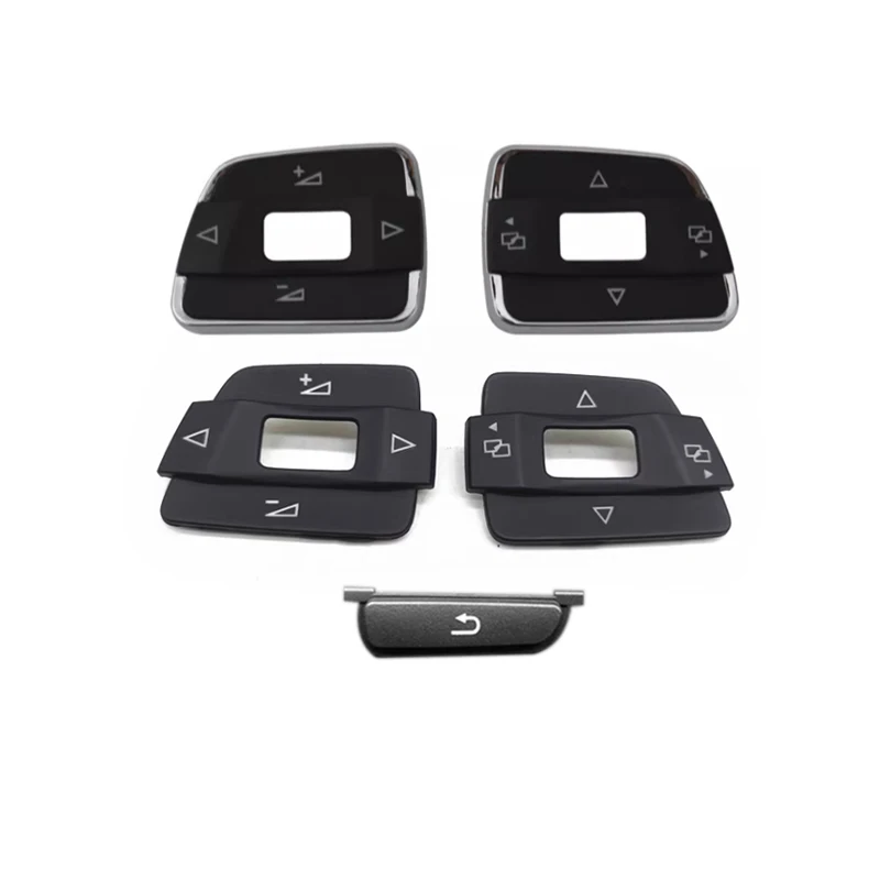 For VW Passat B7 Sharan 2011 2012 2013 2014 2015 Multifunctional Steering Wheel Switch Audio Control Button Cover Trim Lid