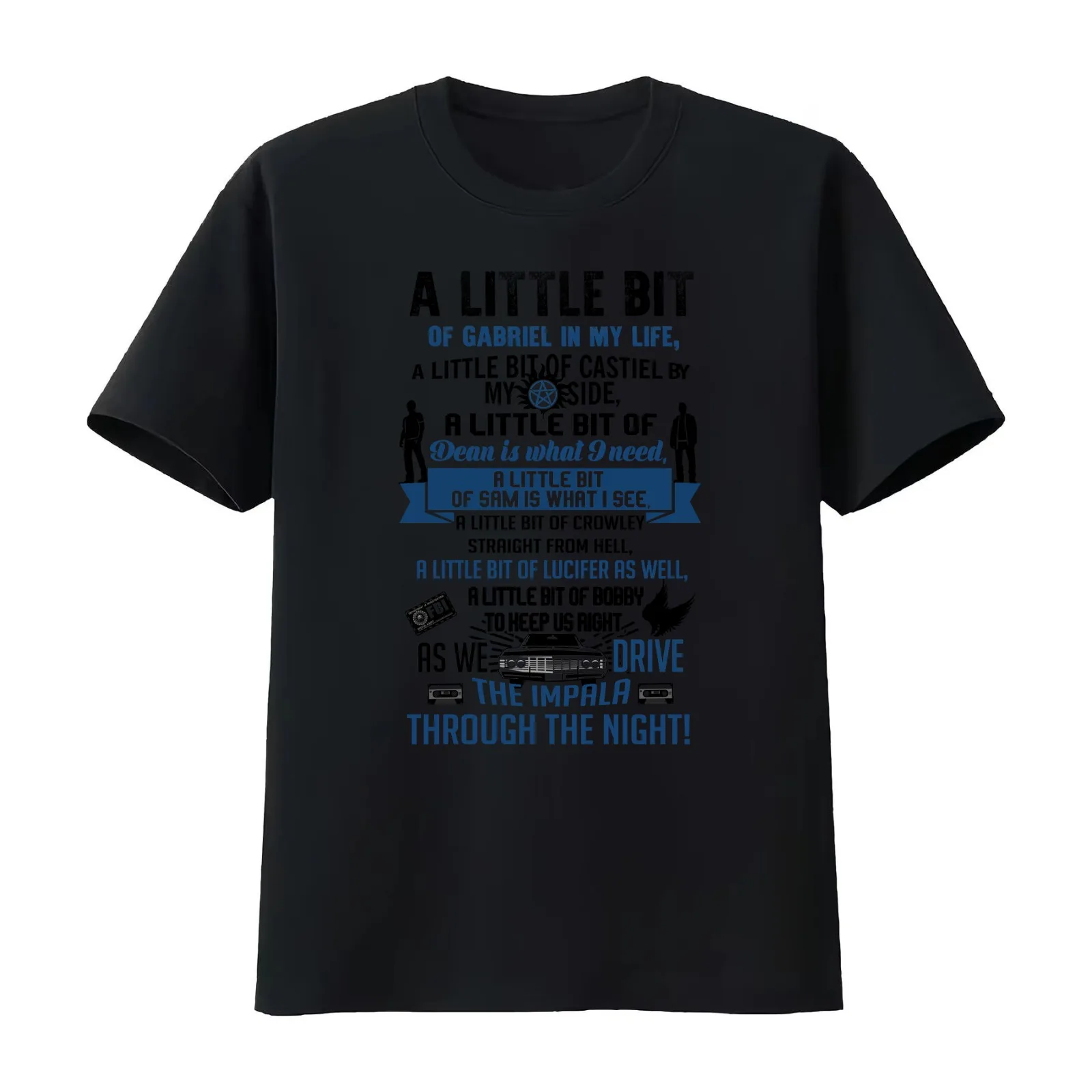 A little bit... T-Shirt Summer Casual Cotton Tee Oversized Streetwear Tops Vintage Graphic Print Loose Fit Short Sleeve