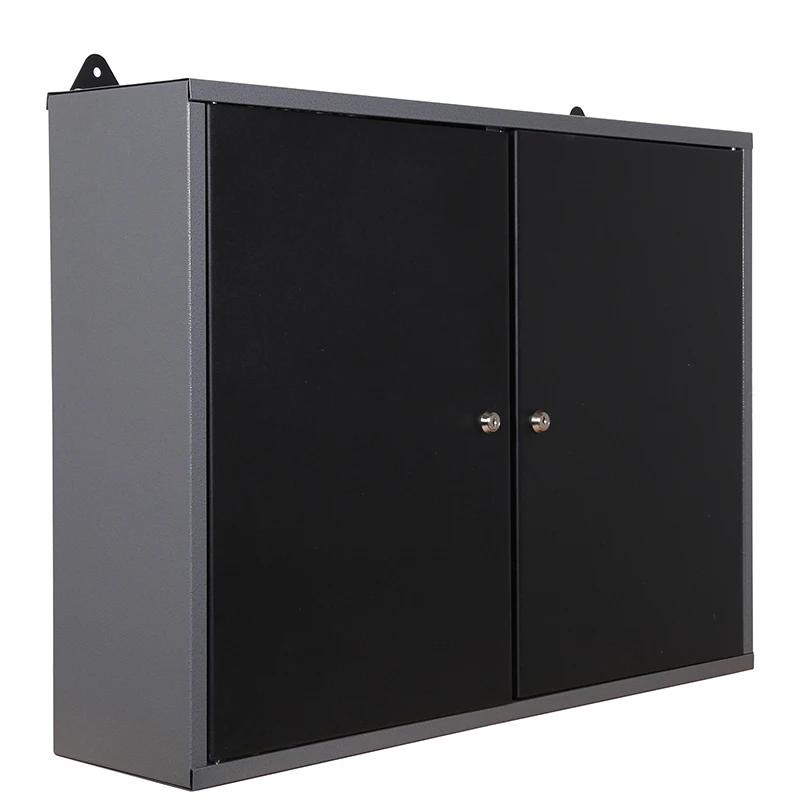 Hanging Tool Cabinet Wall-Mounted Metal Storage Cabinet for Workshop Garage Steel Locker Cabinet