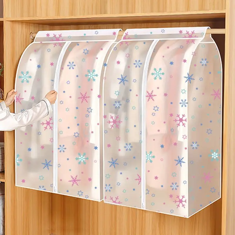 

Fully Enclosed Garment dust cover - Hanging Wardrobe Protector for Suits, Overcoats & Down Jackets XXL garment bag