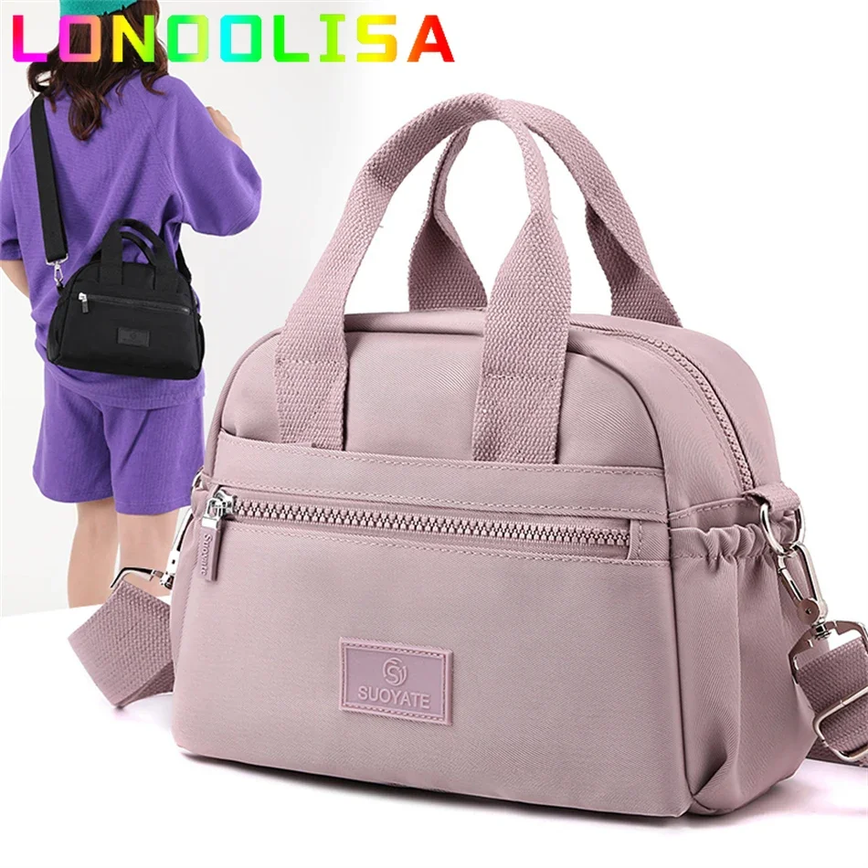 Many Pockets Casual Tote Women Shoulder Waterproof Handbag Travel Crossbody Messenger Sac Large Capacity Hand Bag for Lady 2024