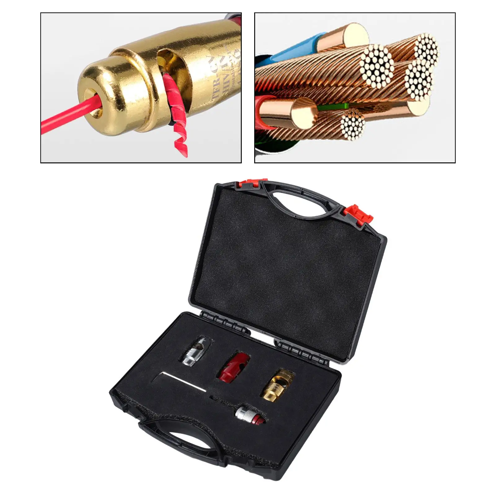 أداة تجريد كابل الحفر الكهربائية مع مفتاح ربط لـ #3