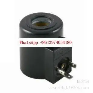 

Oil valve coil DC24V hydraulic solenoid valve coil three plug 02-DL inner hole 19MM height 58MM Taiwan original