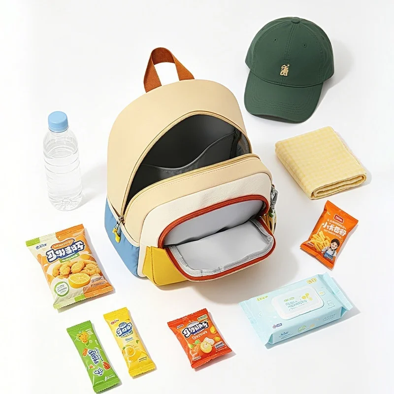 Sunshine 8 O'Clock Kids Backpack Lightweight Boys Travel Bag Large Capacity Cute Kindergarten Outdoor Backpack