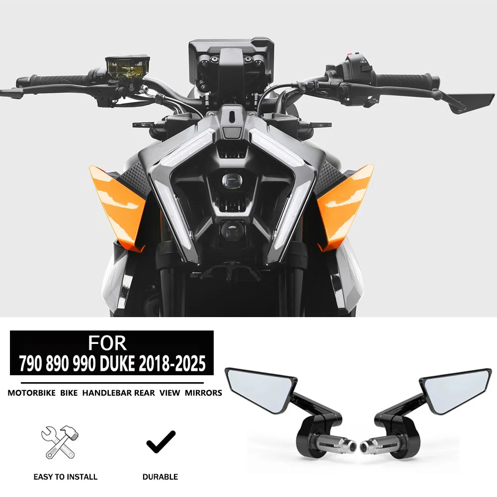 

НОВЫЕ Черные зеркала на руль для мотоциклов KTM 790DUKE 890DUKE R GP 990DUKE 2018-2025