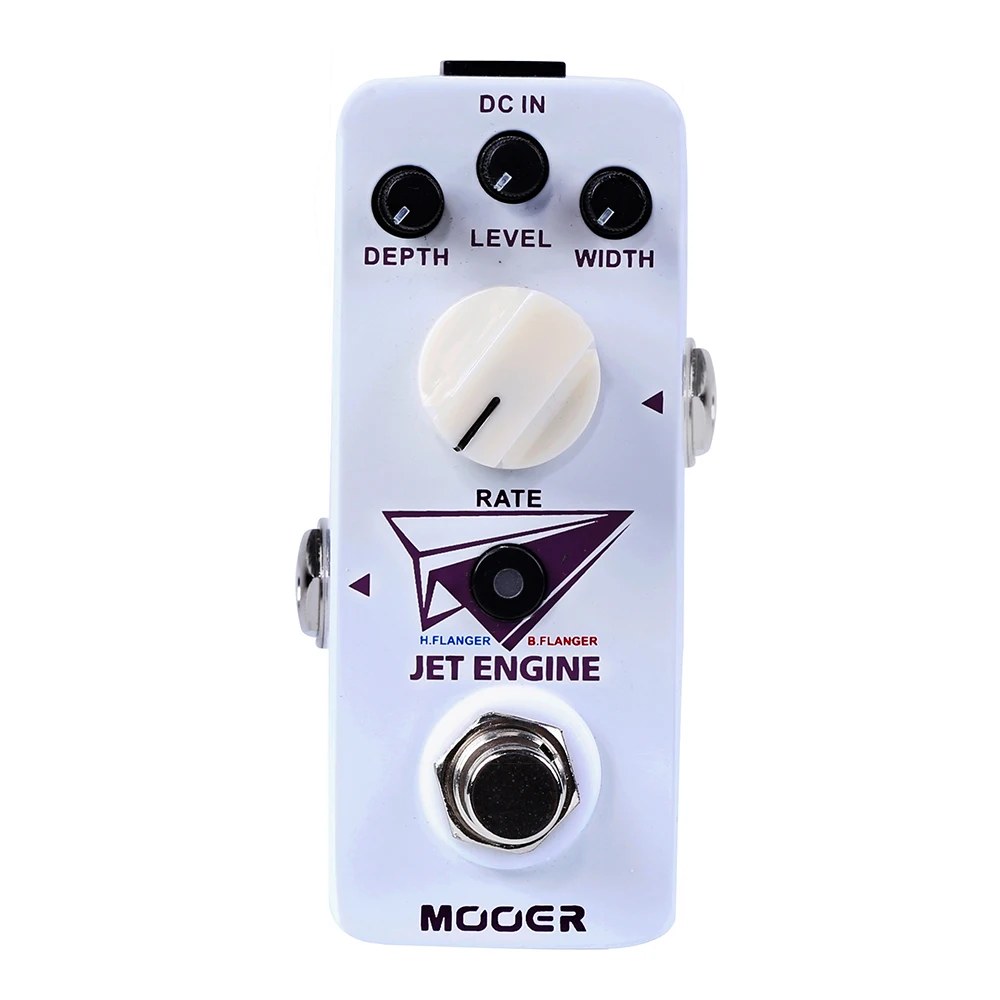 

MOOER Jet Engine Digital Multi-Frequency Flanger Guitar Effect Pedal True Bypass Two Different Flanger Modes Guitar Pedal