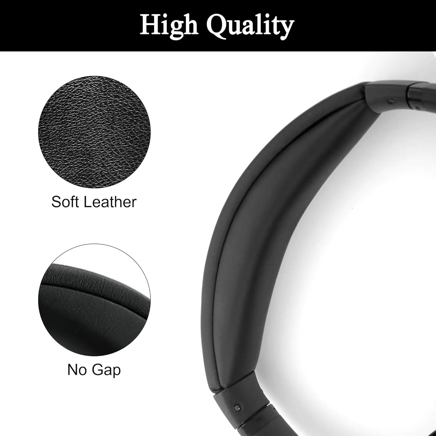 Replacement Headband for Bose Quietcomfort 35 Snap On Design Headband Pads for QC45 QC35II QC35 Headphones Easy Installation