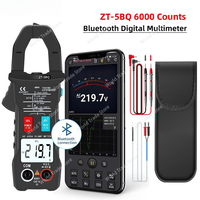 ZT-5BQ Bluetooth smart clamp-on Digital multimeter with anti-burning function and 6000 count