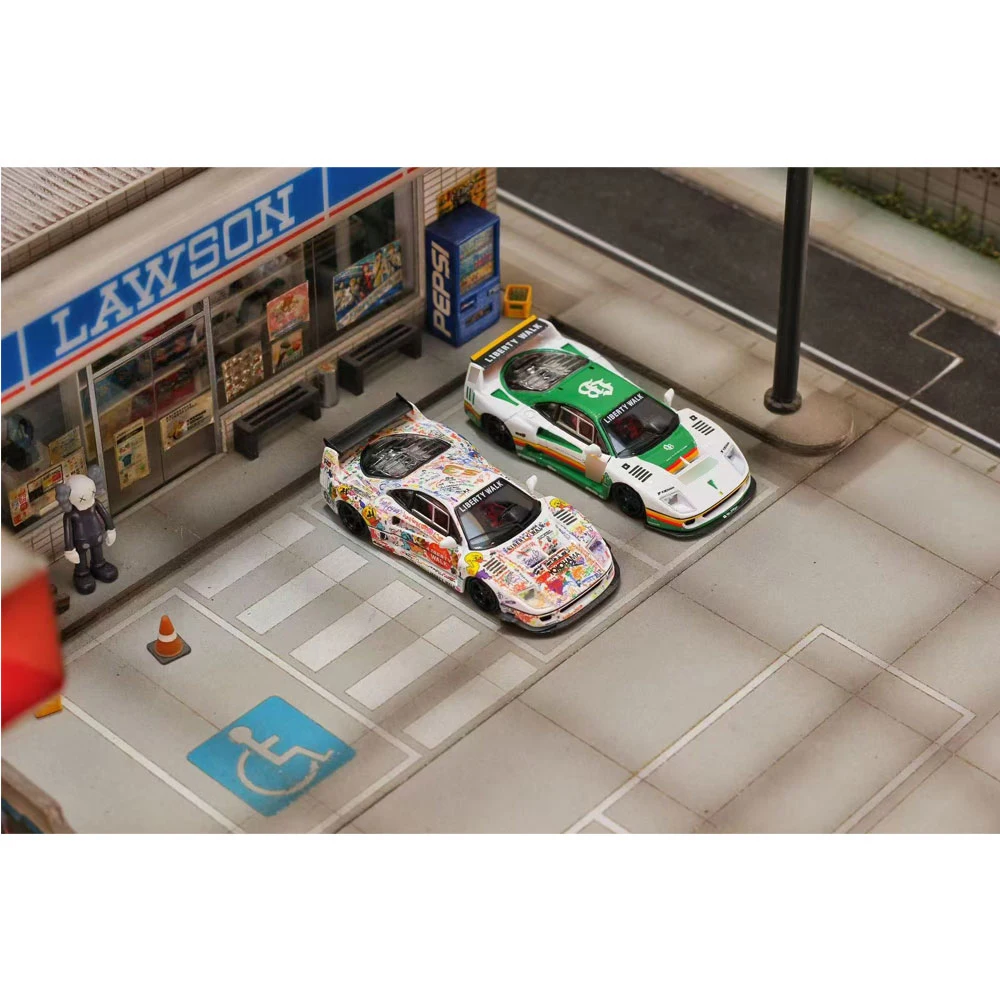 GHOST PLAYER 1/64 LBWK F40 Diecast Model Car Alloy Vehicle Toys Gifts for Teenagers Adults Hobby Collection - view 2