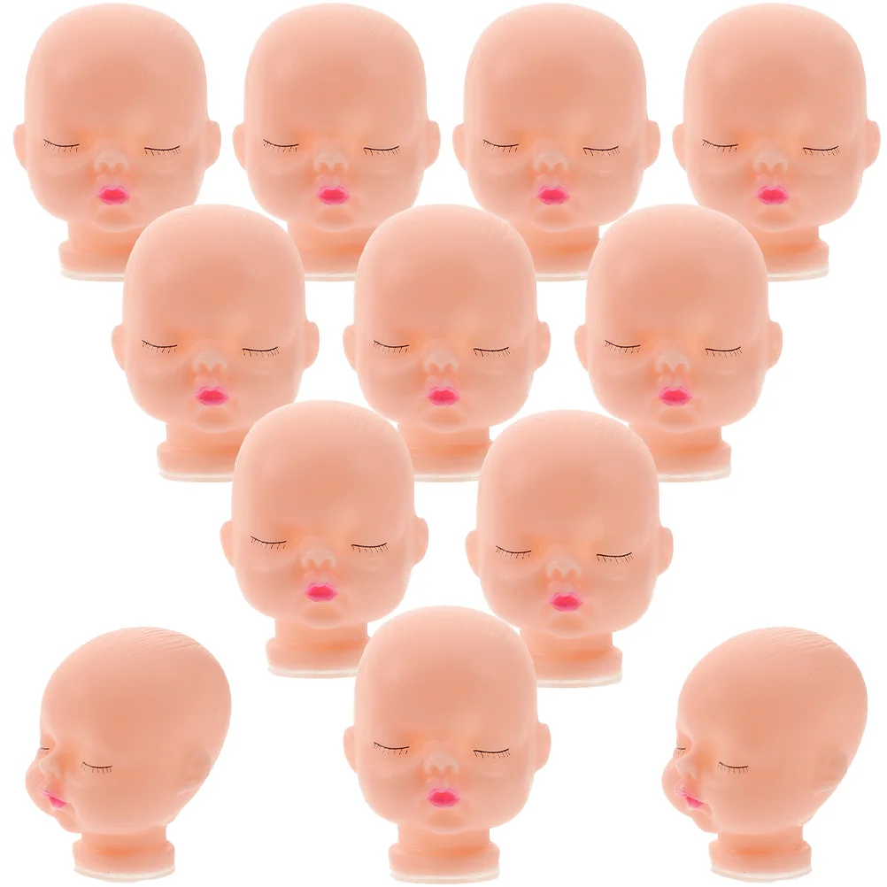 

20 Pcs Component Vinyl Head Child Toy Accessories Mannequin Replacing Heads