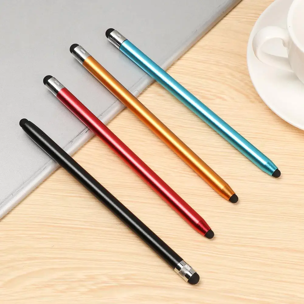 Lightweight Accessories Sensitive Tablet Phone Drawing Pen Capacitive Stylus Touch Screen Pen Dual Silicone Tips