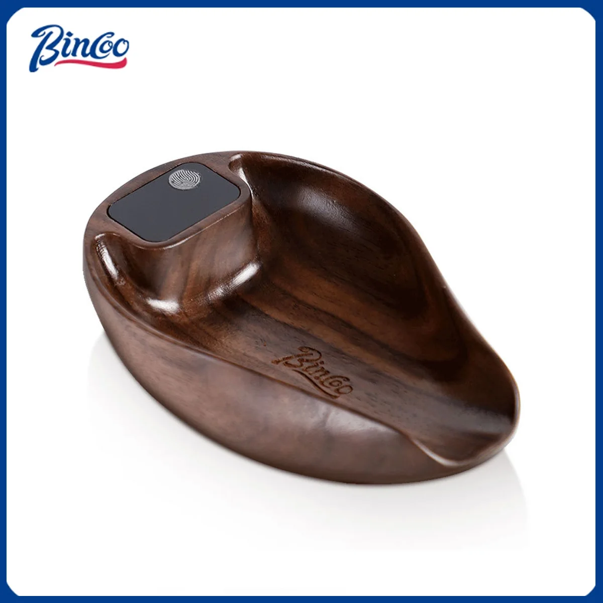 Bincoo Walnut Coffee Electronic Scale Professional Coffee Scale Portable Bean Plate Scale 0.1g Accurate Weight Rechargeable