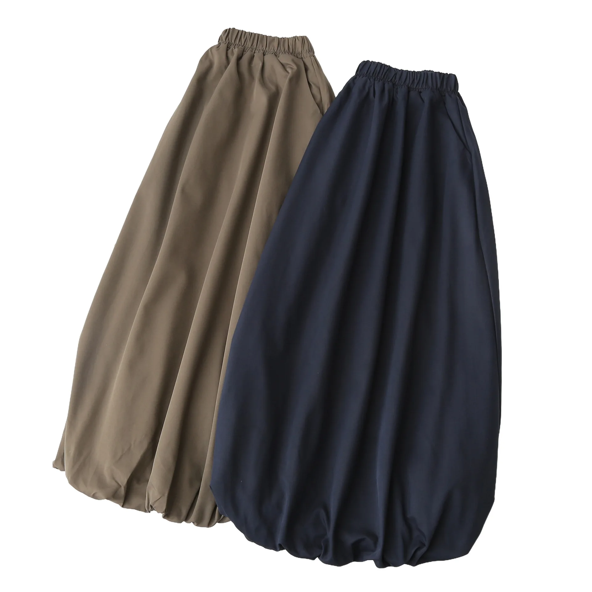 

Модная женская юбка больших размеров, художественная повседневная юбка-фонарь трапециевидной формы, осенний новый стиль 385